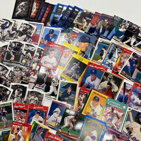 Ken Griffey Jr Pedro Martinez 100+ Card Lot MLB Baseball 90s 2000s Topps Fleer