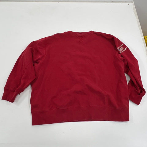 Vintage 90s Polo Jeans Co Ralph Lauren Spell Out Logo Sweatshirt Sz 3XL