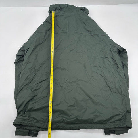 Vintage 90s L.L. Bean Hooded Fleece Lined Full Zip Jacket Sz L