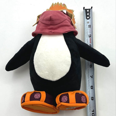 Disney Store Club Penguin Ninja Plush Masked Penguin 9 Inch Collectible