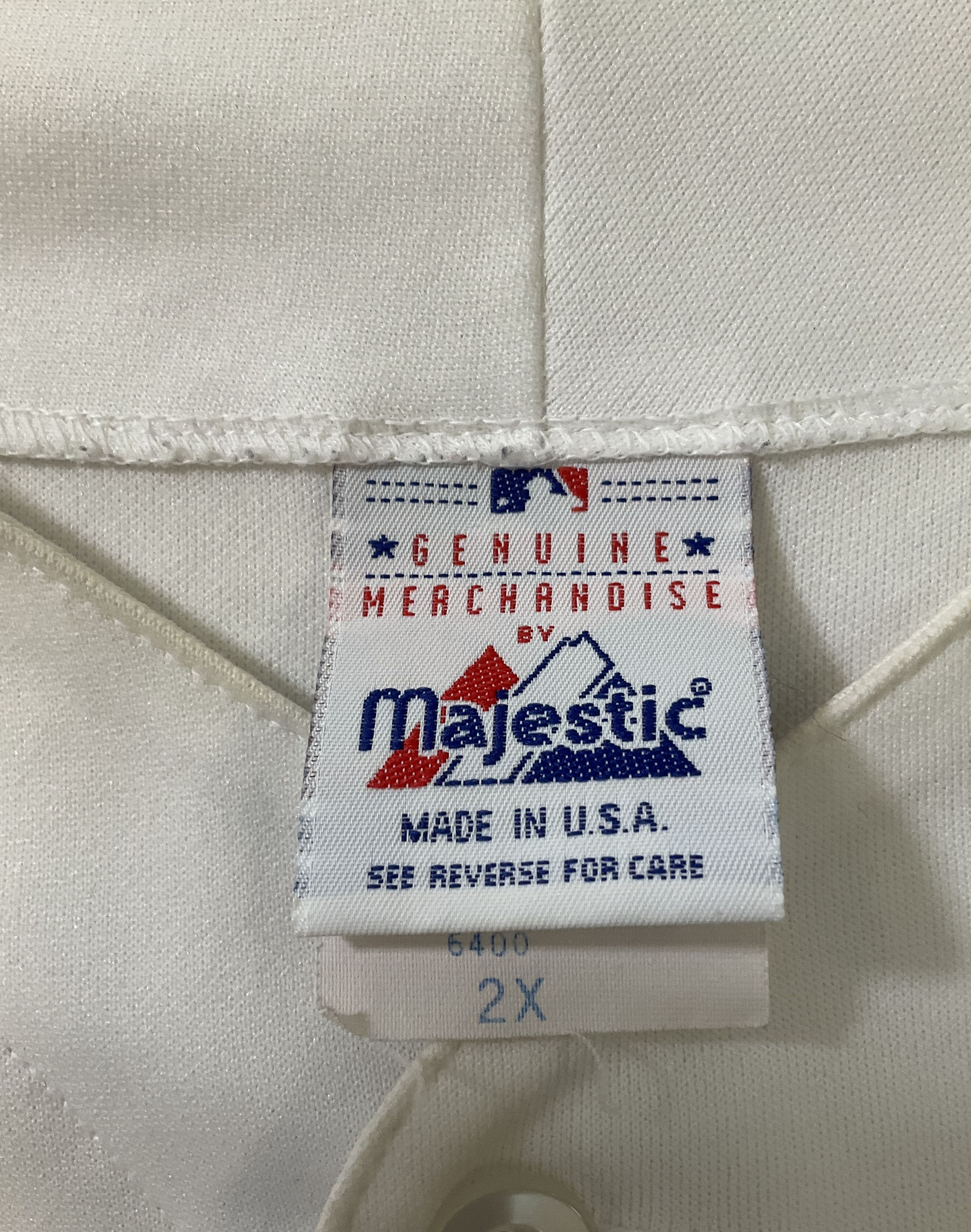 Vintage 90s Majestic LA Dodgers Jersey Mens 2X Stitched MLB