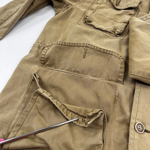 Levi's Men's Olive Green Cotton 4-Pocket Field Utility Jacket Size XL