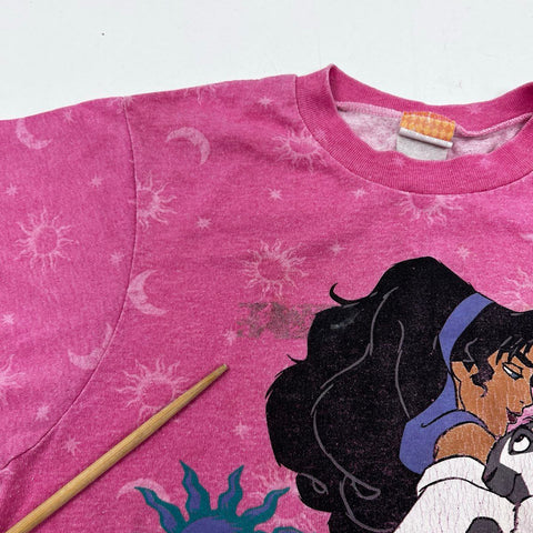 Vintage 1996 Disney Hunchback of Notre Dame Esmeralda Single Stitch Kids Sz M