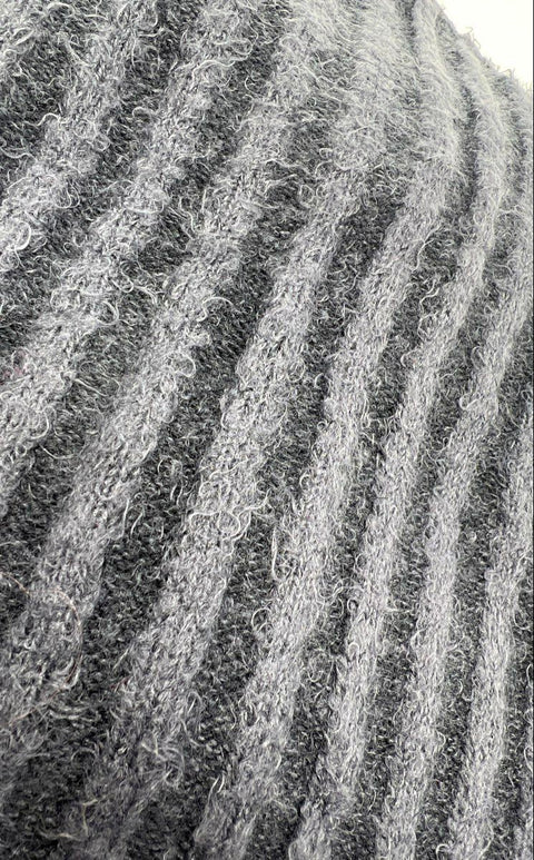 Free People Charcoal Gray Ribbed Texture Turtleneck Sweater Women's S