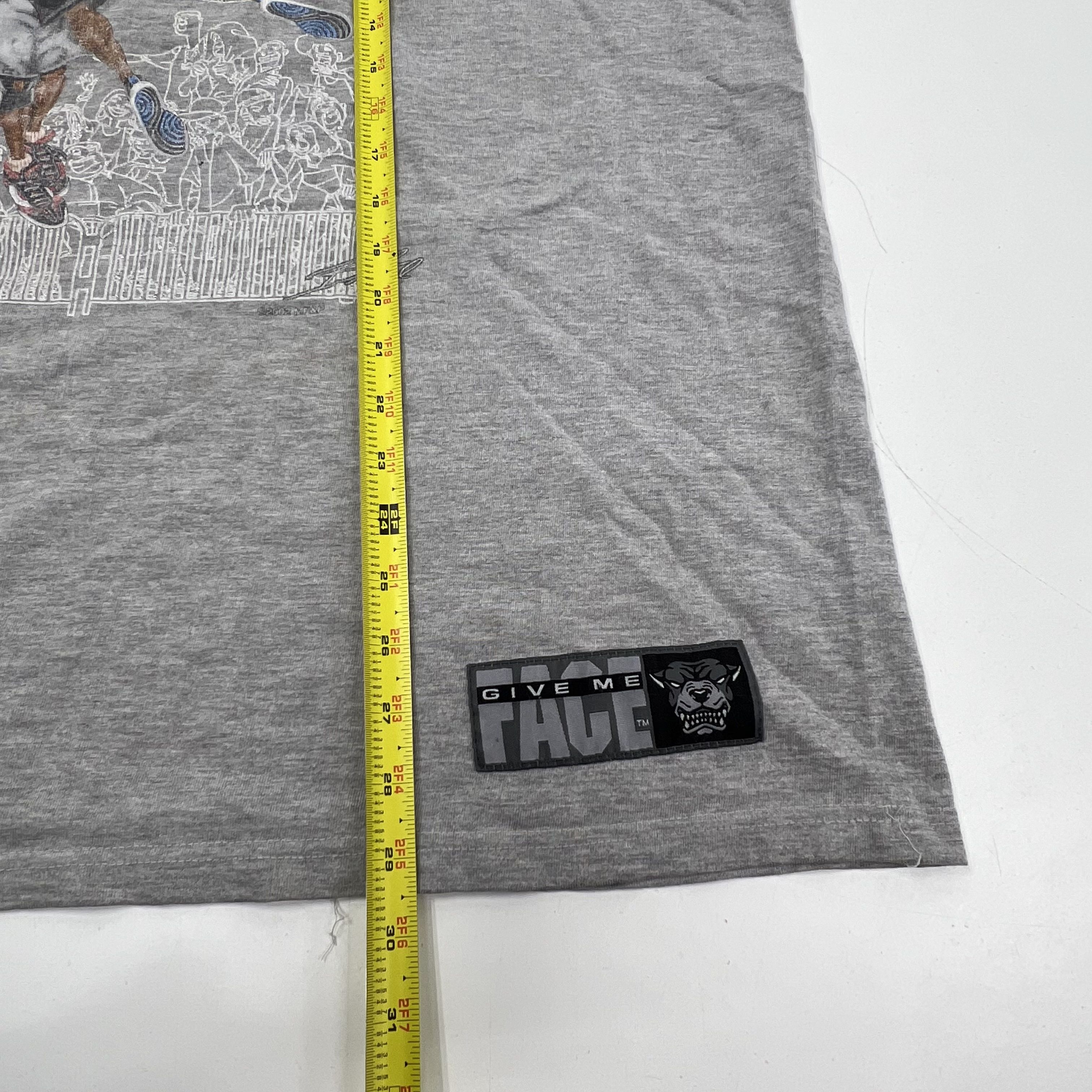 Give Me Face Gray Vintage Y2K Street Ball Graphic Tank Top Men's XL