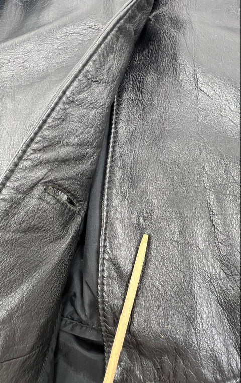 Wilsons Leather Women's Black Vintage Y2K Thinsulate Insulated Long Coat Sz M