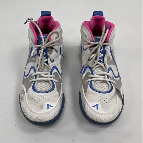 Avoli FA21J-085 White Pink Blue High Top Basketball Sneakers Women's Size 8.5