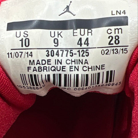 Nike Air Jordan 7 Retro Hare White Light Silver True Red Size 10