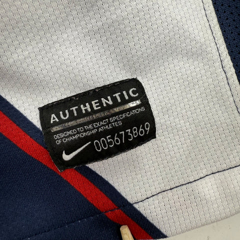 Nike USMNT 2010 Away Soccer Jersey Dri-Fit Authentic Blue Shirt Men's XXL