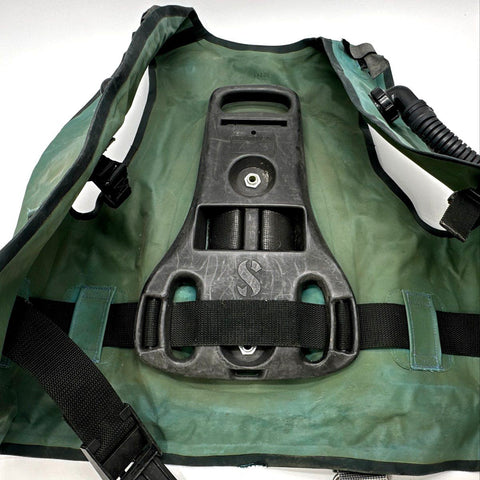 ScubaPro Buoyancy Compensator BC Vest Scuba Diving Large Vintage Green