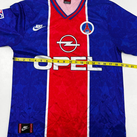 Nike PSG Paris Saint-Germain Opel Jersey Karchaoui 7 Retro 90s Style Sz M