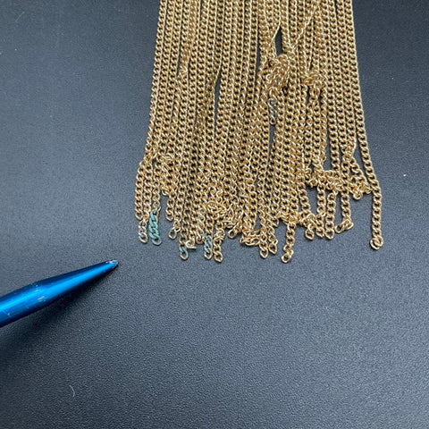 Vintage to Modern Statement Necklace Jewelry Lot 4 Pcs Gold Tone Bib Tassel