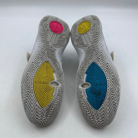 Nike Kyrie Flytrap 2 White Wolf Grey Multi-Color Basketball Shoes Size 9.5
