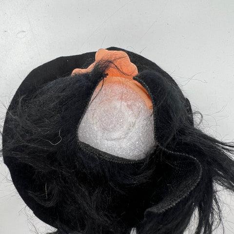 Vintage Overly Raker Halloween Witch Head & Plush Shelf Sitter Lot of 2