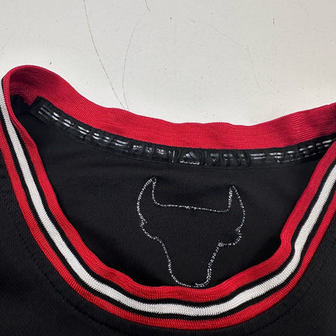 Vintage 2012 Chicago Bulls Derrick Rose #1 Adidas NBA Jersey Black Sz XL