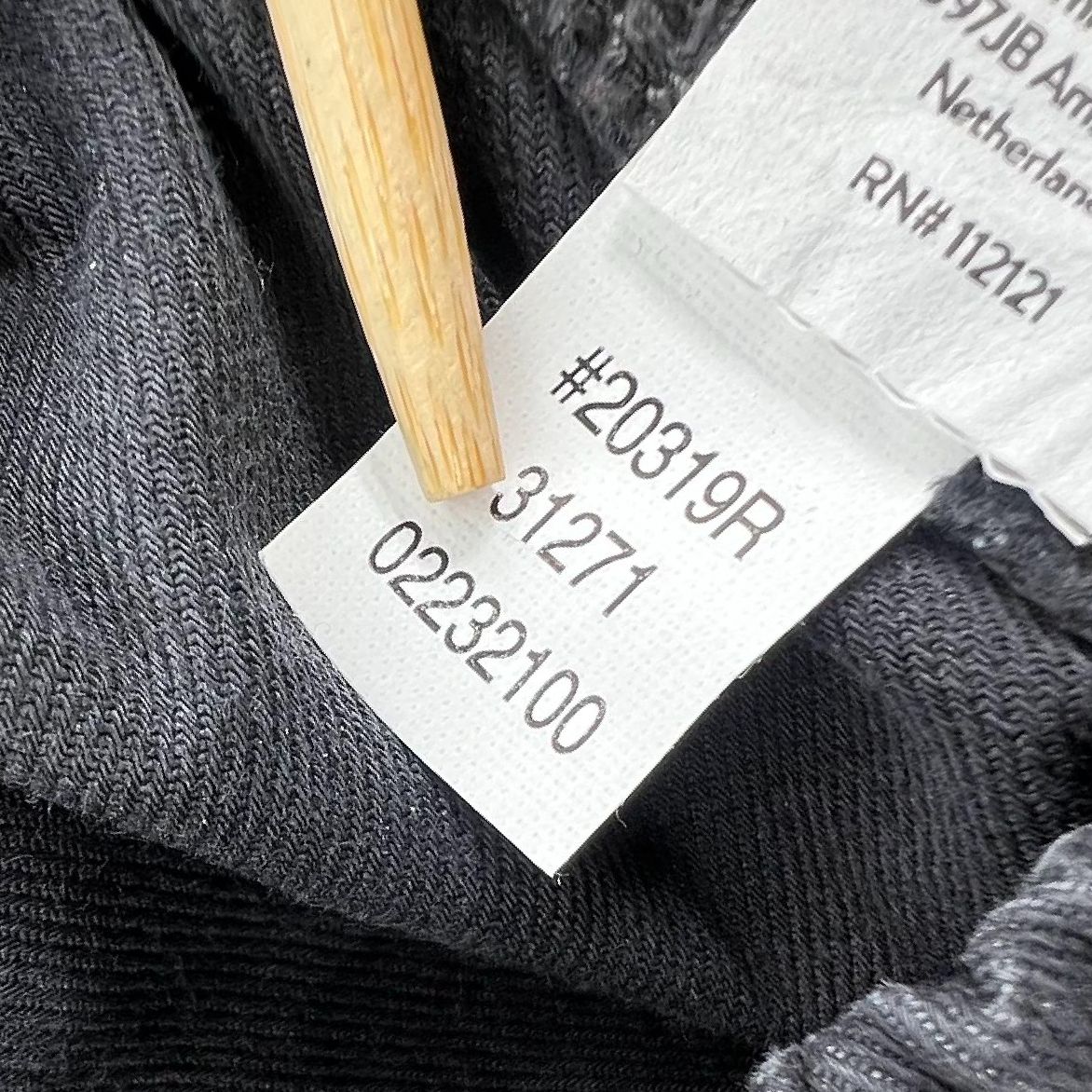 NWT Spanx Stretch Twill Cargo Jogger Washed Black Pant Size Medium