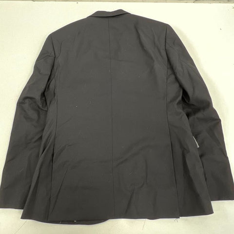 Egara Black 100% Wool Slim Fit 2 Piece Suit Men's 42R 36W