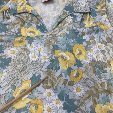 Vintage 80s Haband For Her Floral Paisley Blouse Top Lot of 2 Sz XL USA