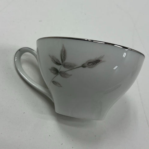 Noritake Janette 6604 13-Pc Tea Cup & Saucer Set Creamer Sugar Vintage