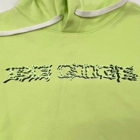 Nike Men's Neon Green Volt Be Quick Graphic Pullover Hoodie Sz M