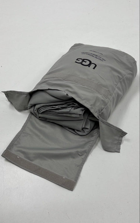 UGG Twin XL Sheet Set Cooling Technology Grey All-Season 2 Piece Flat Fitted