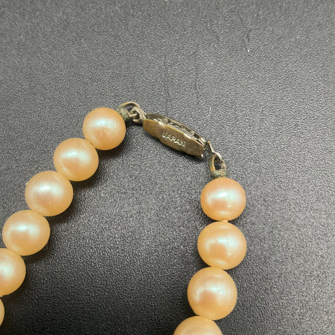 Vintage Japan Faux Pearl Costume Jewelry Lot of 5 Necklaces Cluster Earrings