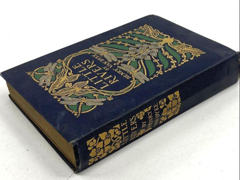 1903 Little Rivers Henry Van Dyke Antique Book Scribner's Art Nouveau Cover