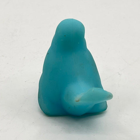 Bluebird Figurine Blue Satin Matte Art Glass Unmarked Vintage 4 Inch