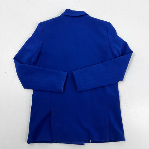 Maeve by Anthropologie Women's Cobalt Blue Double Breasted Blazer Jacket Size 0