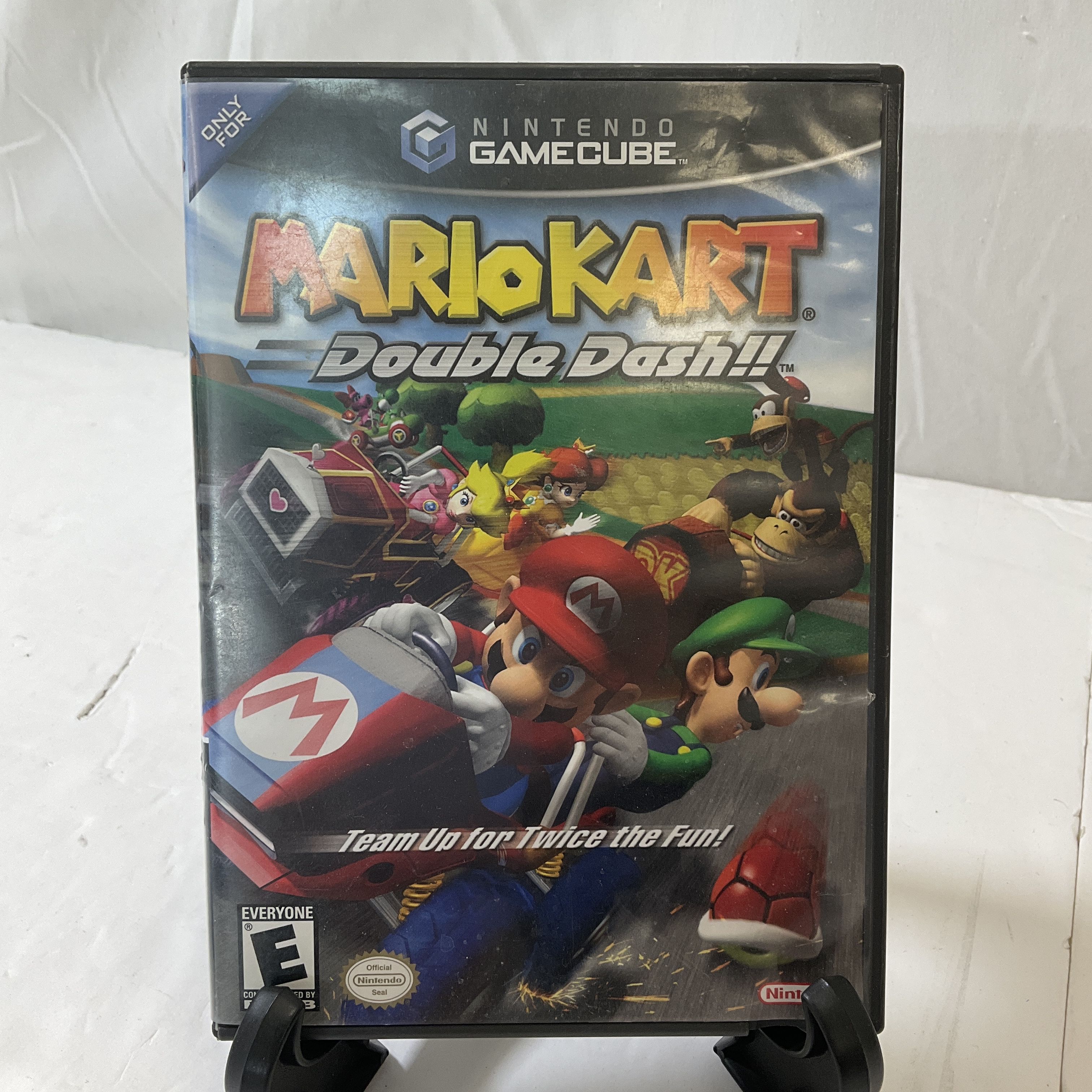 Nintendo Gamecube Mario Kart Double Dash Case & Manual Inserts NO GAME DISC