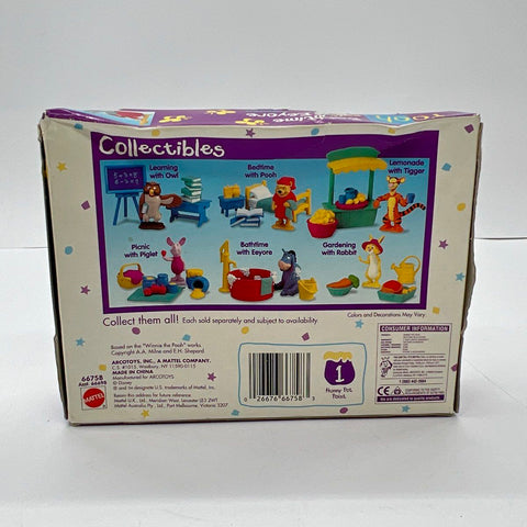Mattel Winnie the Pooh Bathtime with Eeyore Collectible Set NIB