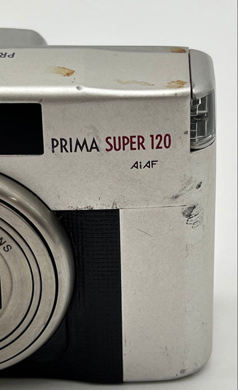 Vintage Canon Prima Super 120 35mm Point & Shoot Film Camera 38-120mm AiAF