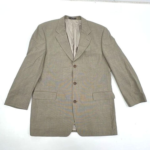 Hugo Boss Men's Suit Coat Jackets Lot of 2 Tan Brown Patterned Blazers 23" PTP