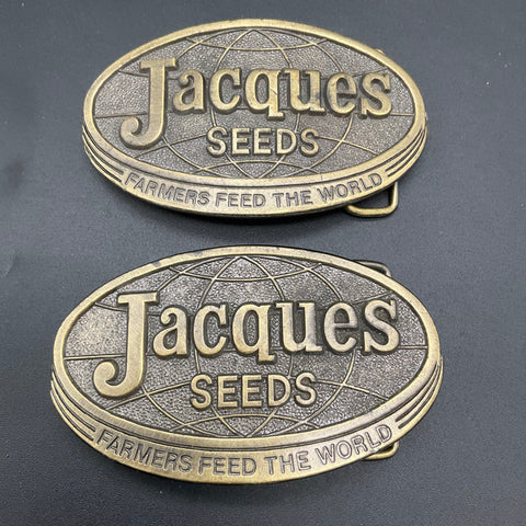 Vintage 70s Lot 6 Belt Buckles Jacques Seeds Chevrolet Pratt & Whitney