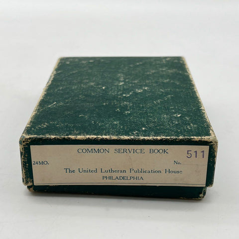 1919 Common Service Book United Lutheran Church Hymnal Leather Gilt Boxed