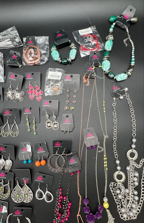 Paparazzi Accessories Costume Jewelry Lot 2 lbs Includes Earrings Necklaces