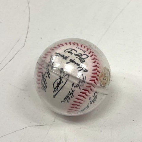 1987 St. Louis Cardinals Team Signed Baseball Woodson Tudor Niedenfuer Auto