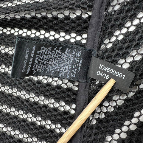 Express Women's Black Mesh Stripe Full Zip Jacket Size S NWT