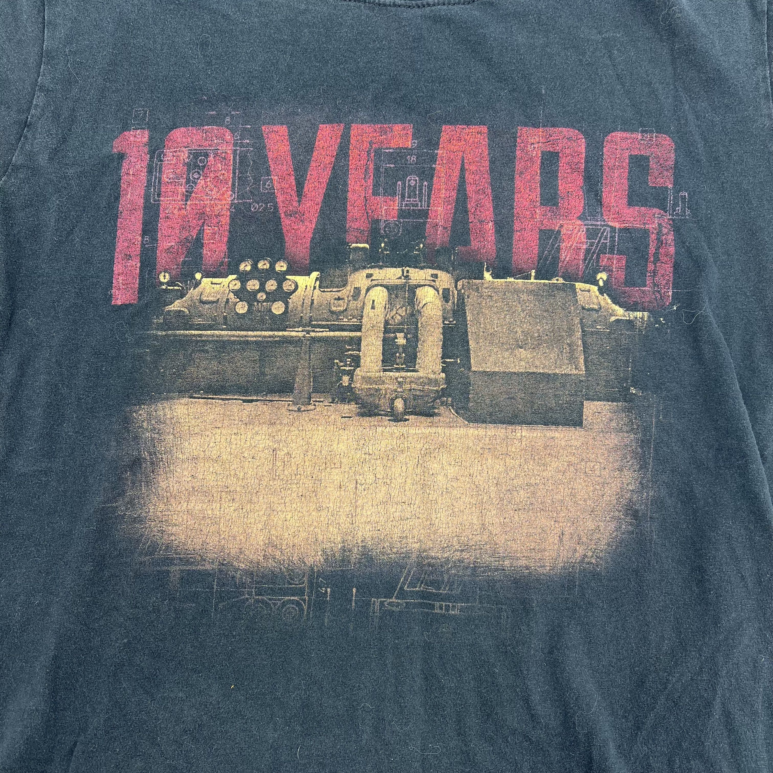 10 Years Minus The Machine Tour T Shirt 2012 Alt Metal Band Merch Size Medium