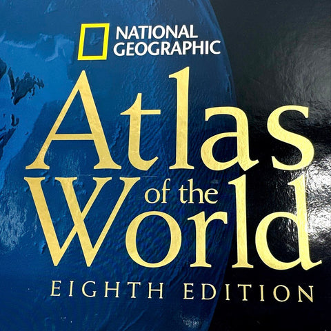 National Geographic Atlas of the World Eighth Edition Large Hardcover Map Book