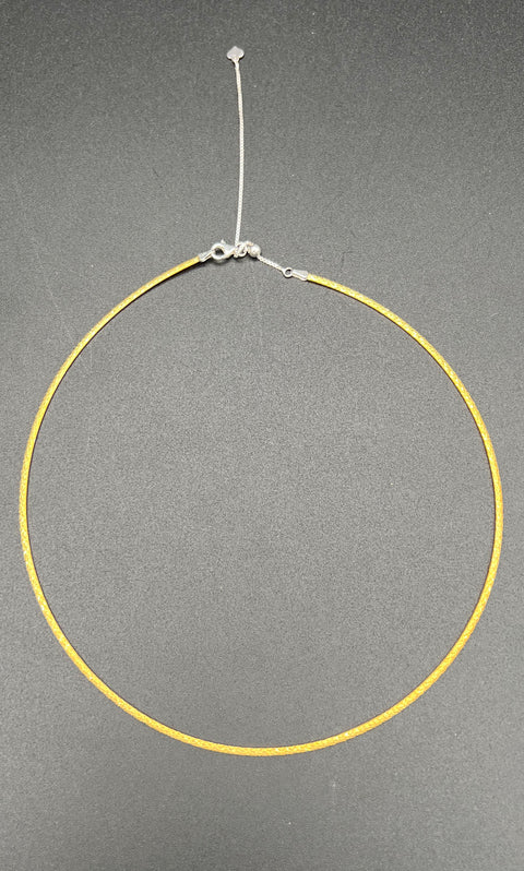 JTV 18K Gold Over Sterling Silver 925 Reversible Omega Chain Necklace 20"