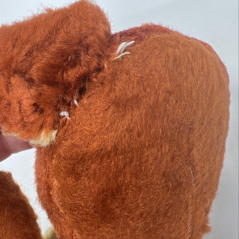 Vintage 1960s A&L Novelty Animal Playland Teddy Bear Stuffed Plush Toy USA