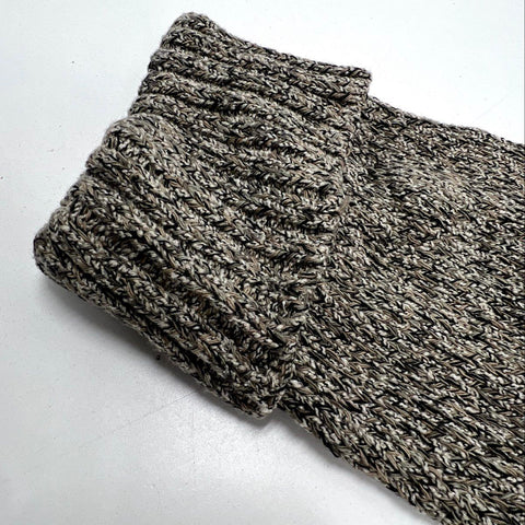 J. Jill Women's Mushroom Multi Cotton Blend Marled Knit Boxy Sweater Sz L NWT