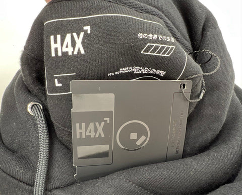 H4X Nickmercs MFAM Men's Black Spartan Logo Pullover Hoodie NWT Sz L