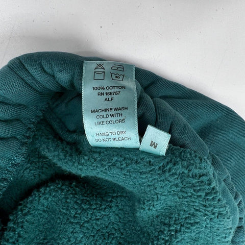 Madhappy Men's Dark Teal Cotton Fleece Joggers Sweatpants Made in USA Size M