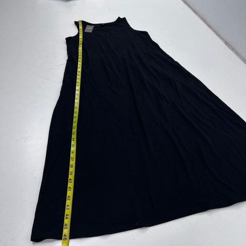 J. Jill Women's Black Sleeveless Maxi Dress Wearever Collection NWT Sz MP