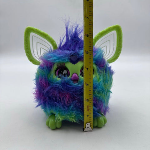 Hasbro Furby 2023 Interactive Plush Toy Purple Blue Green Tested Works