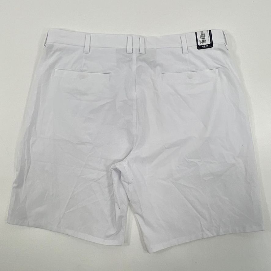 NWT Men's Johnnie O Calcutta Plain White Casual Shorts - Size 38