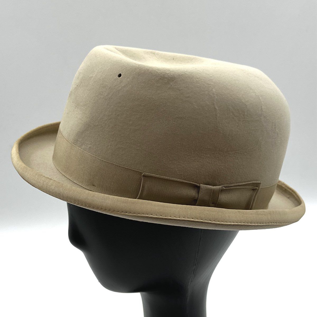 美品 Stetson the Sovereign Fedora フェルトハット Vintage Stetson The Sovereign Men's Tan Fur Felt Fedora Hat Sz 56