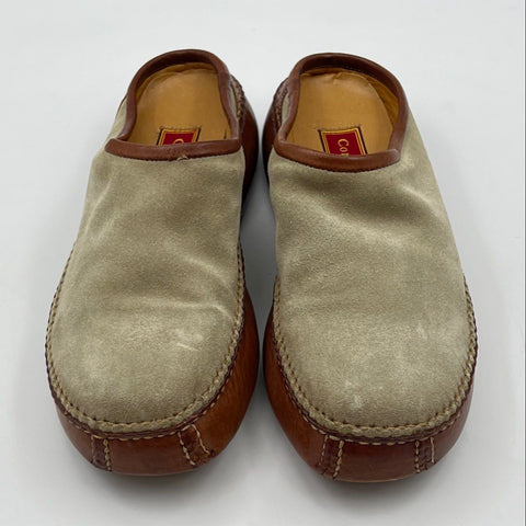 Cole Haan Country Women's Suede Leather Pebble Sole Driving Mules Size 7 B